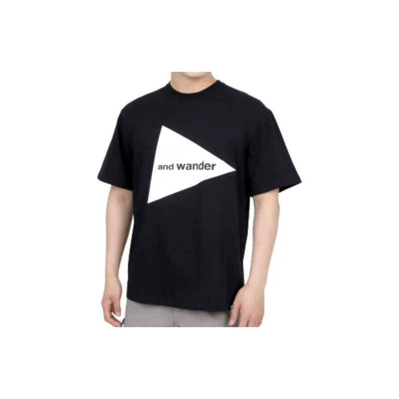 And Wander Logo print T shirt-1