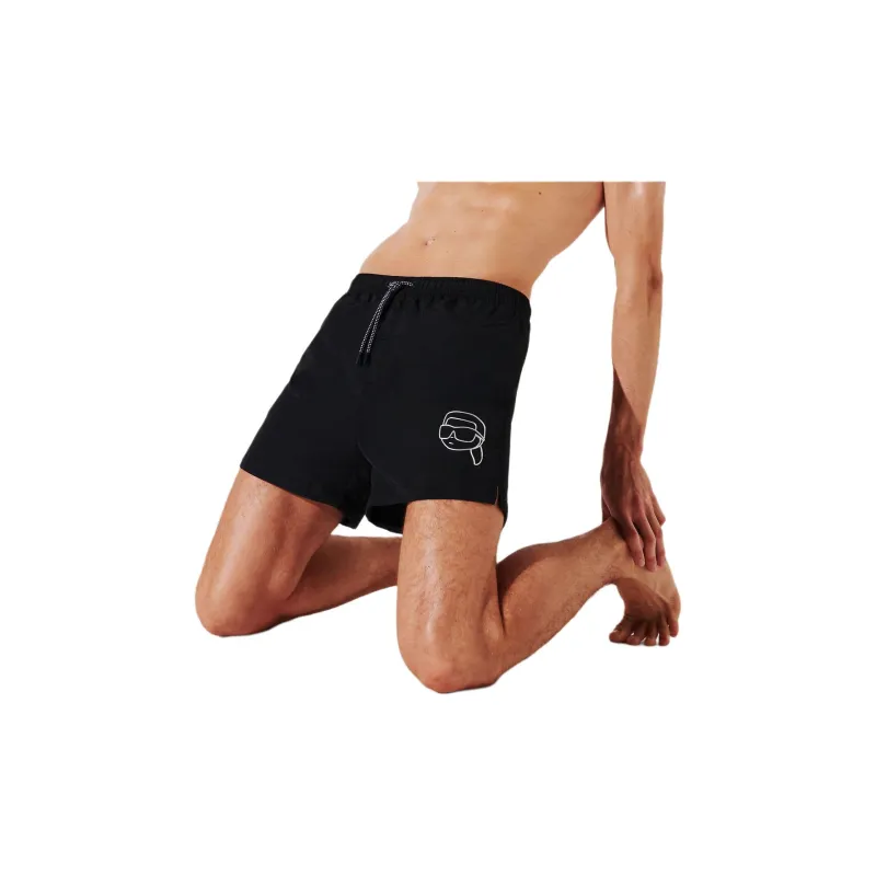 KARL LAGERFELD / Karl Lagerfeld Jeans Ikon Swim Shorts-4