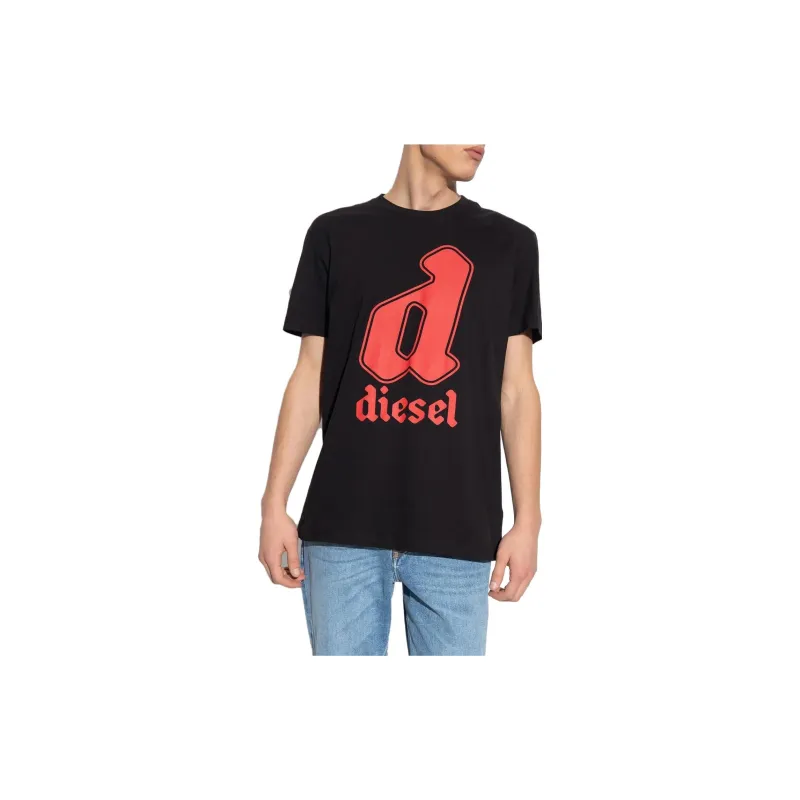 DIESEL T Shirts Men Black-2