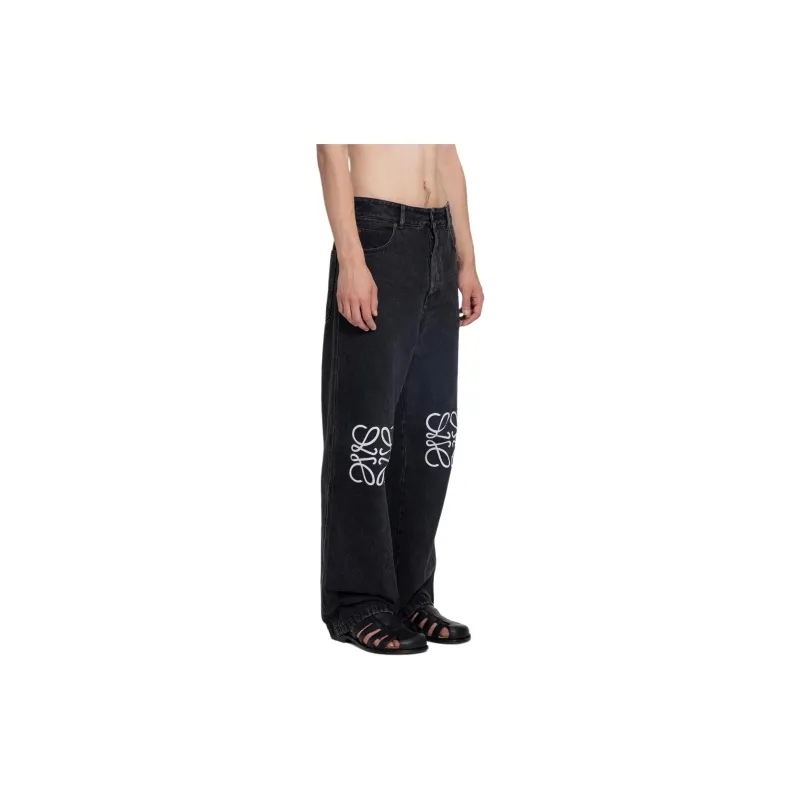 LOEWE Anagram Baggy Jeans-3