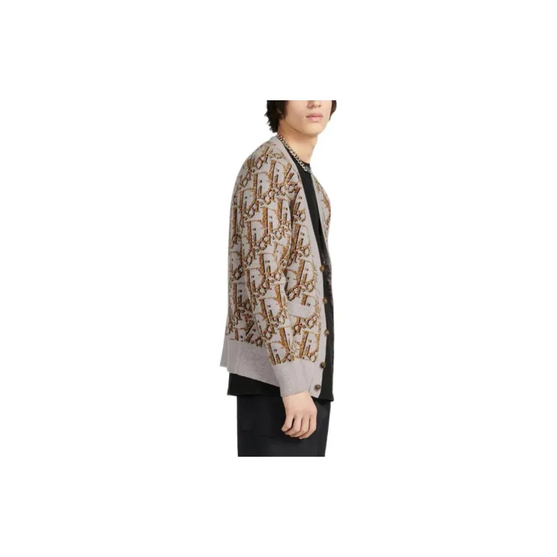 DIOR FW22 Sweater Men's Beige Brown-4