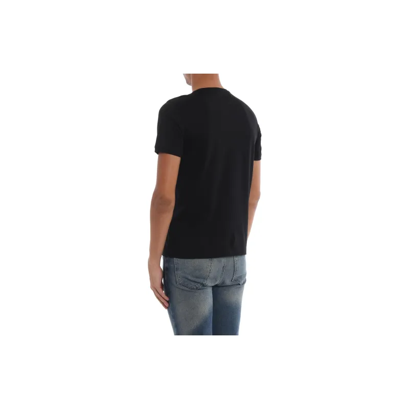 FENDI T Shirts Men Black-2