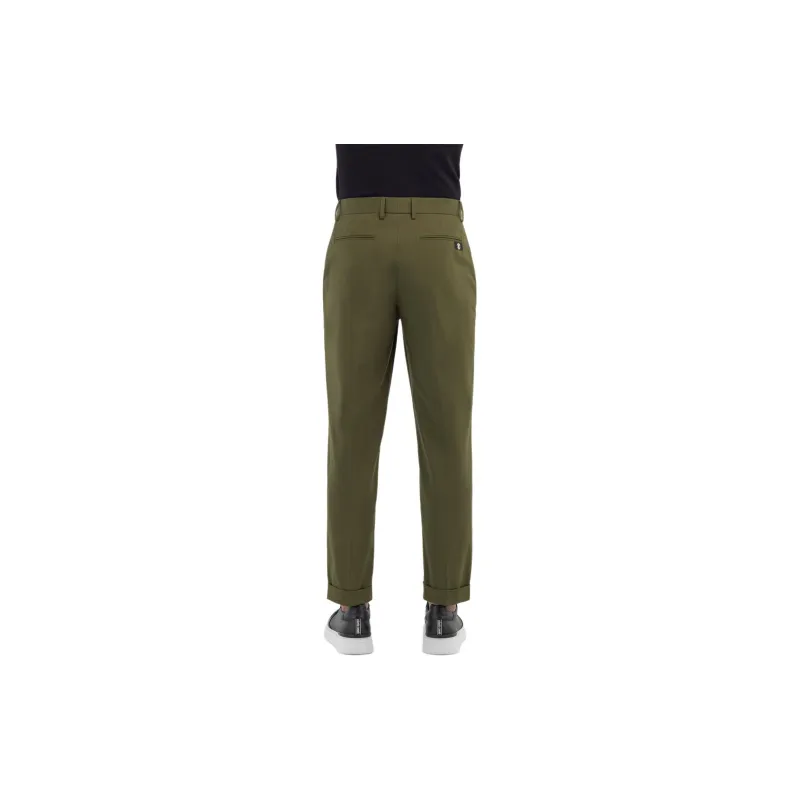 Roberto Cavalli SS24 Casual Pants Men's Green-3