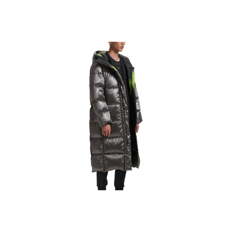 Kappa Down Jacket Unisex Fuzzy Omini Neon Green-7