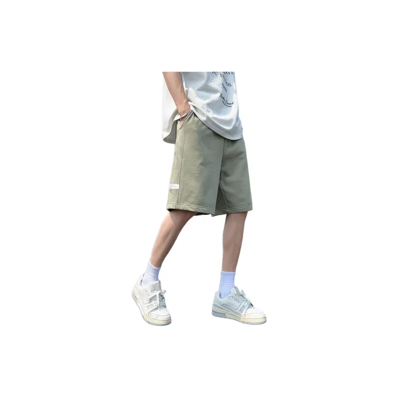 Tonlion Casual Shorts Men's Tea Green-1