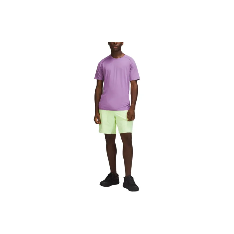 Lululemon Casual Shorts Men Mixed Color Camouflage Faded Green-1