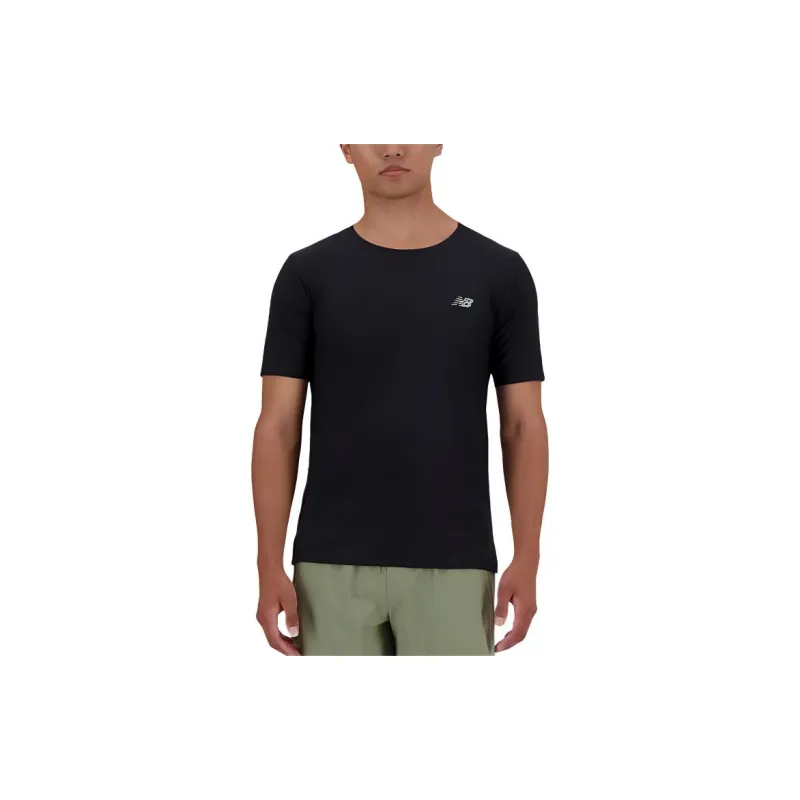 New Balance Athletics Jacquard T Shirt Men's Black-2