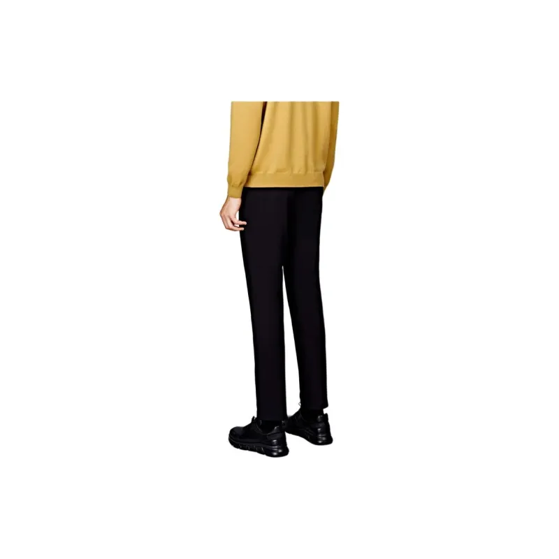Biyin Leufen Casual Pants Men's Black-3