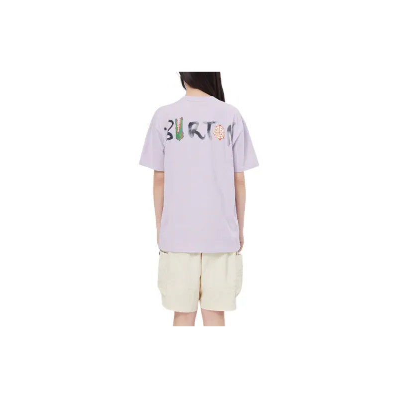 BURTON x BLOSSOM T Shirt Unisex Light Purple-2