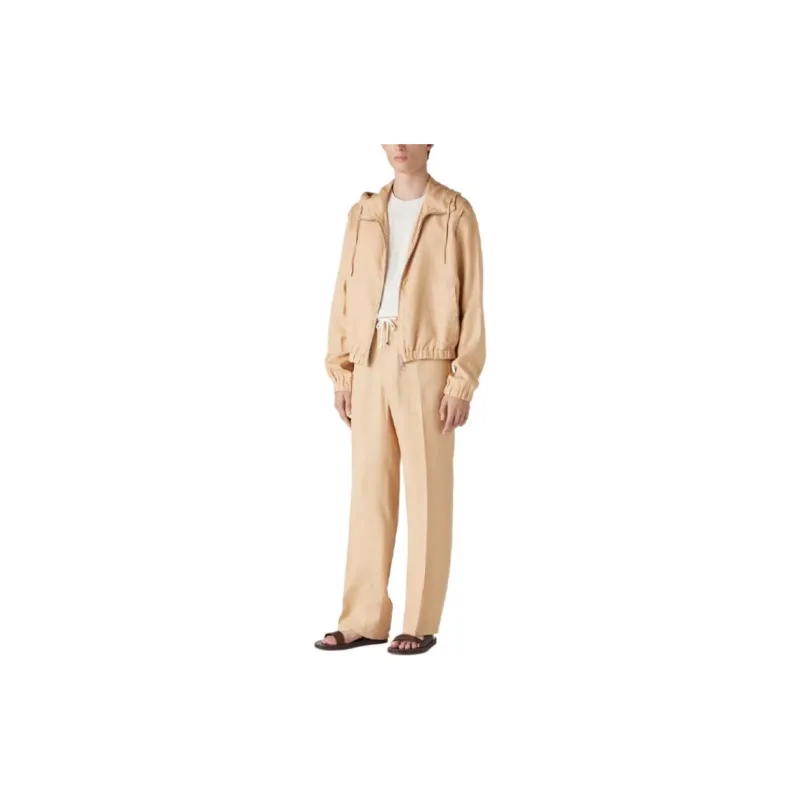 Loro Piana SS24 Jackets Coats Men's Ginseng Light Yellow-4