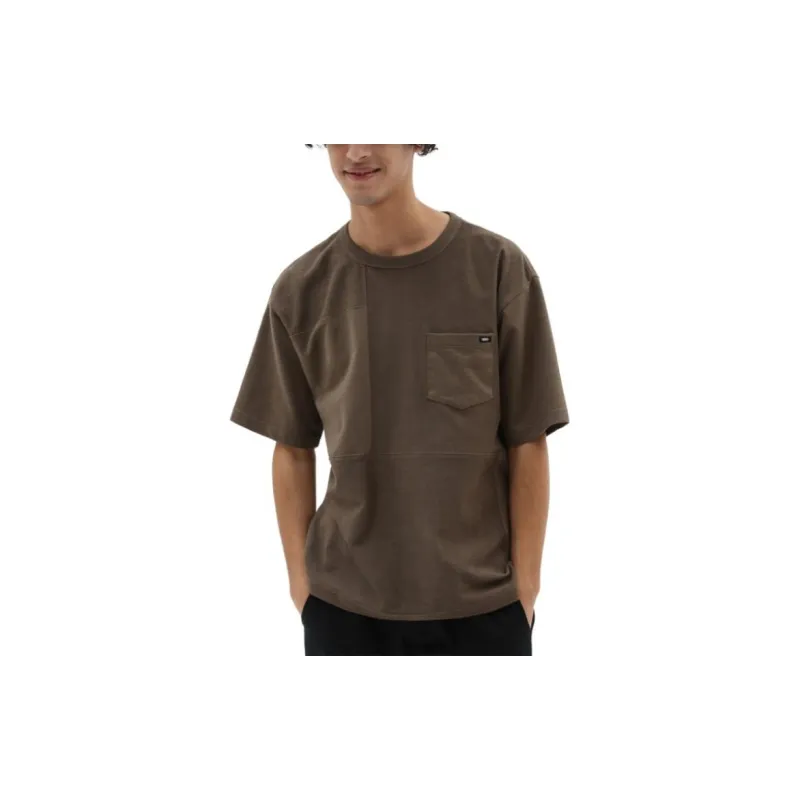 Vans T-Shirts Men Khaki-3
