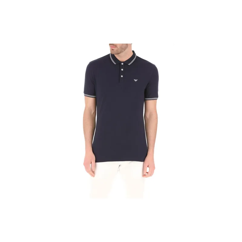 EMPORIO ARMANI Polo Shirt Men's Blue-3