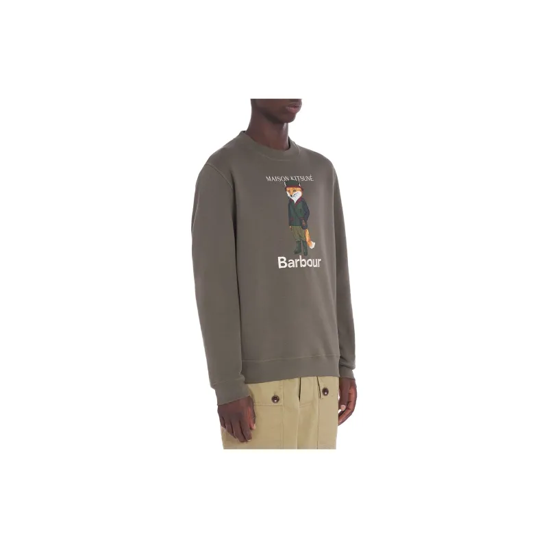 Maison Kitsune X Maison Kitsuné Fox Beaufort Crewneck Sweatshirt-2