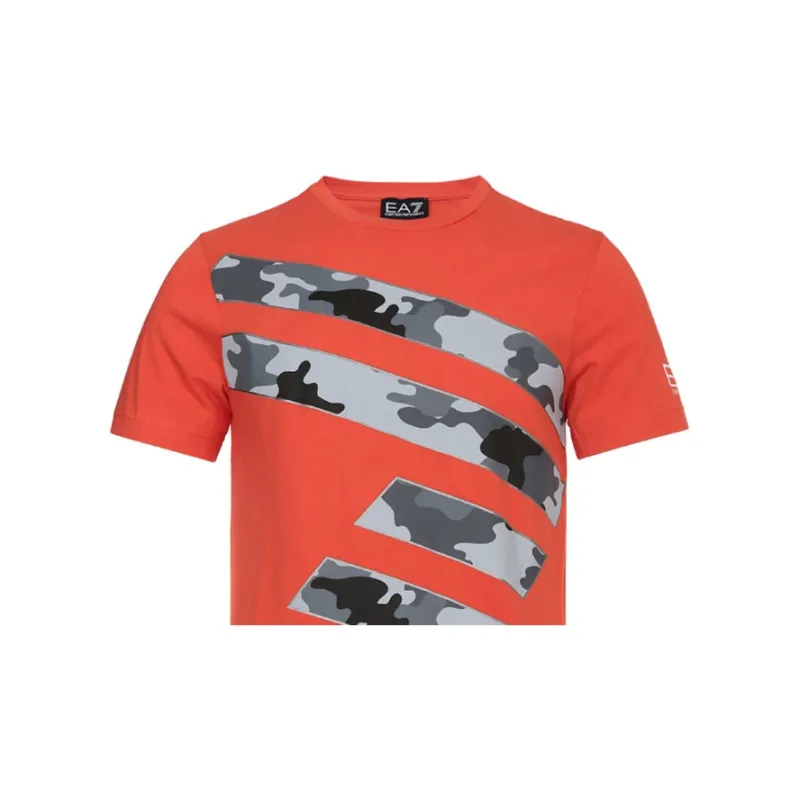 EMPORIO ARMANI T Shirts Men Orange-4