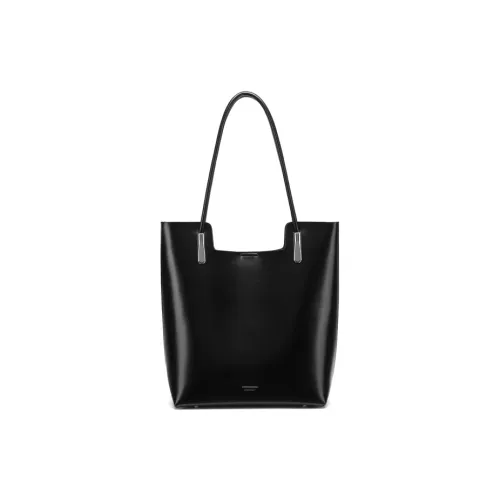 Tanita West Shoulder Bags Serene Black Black - Cow Leather