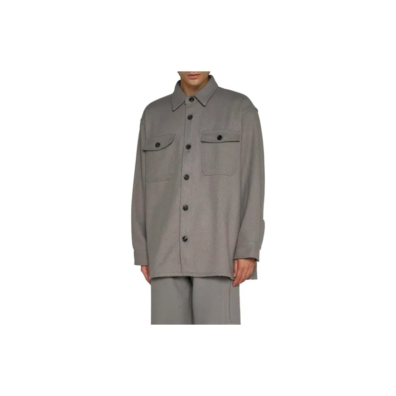 AMIPARIS Paris Long Sleeved Buttoned Shirt-2