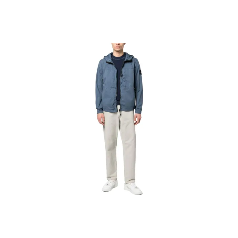 STONE ISLAND Jackets & Coats Men's Gray Blue-1