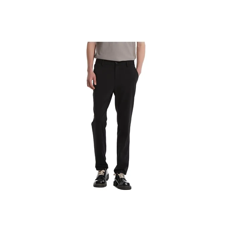 ANDREW MACKENZIE Casual Pants Men Black-4