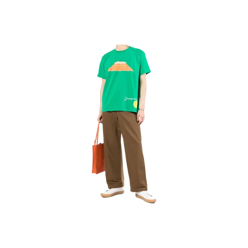 Jacquemus T-Shirts Men Green-1