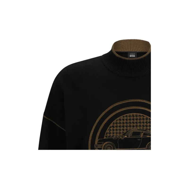 HUGO BOSS Knitwear Men Black-5