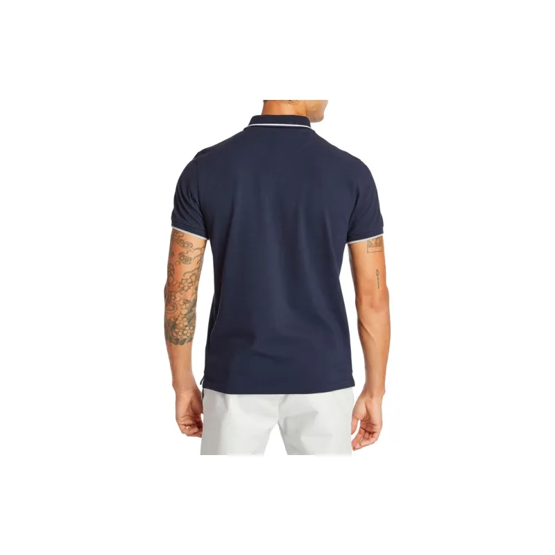 Timberland Polo Shirts Men Dark Sapphire-4