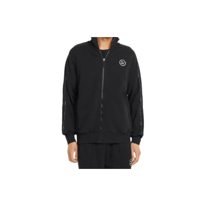 PUMA Jackets Unisex Black-4