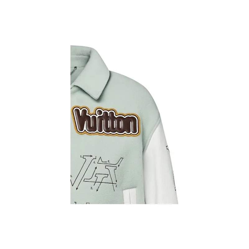 LOUIS VUITTON Varsity Leather Blouson-2