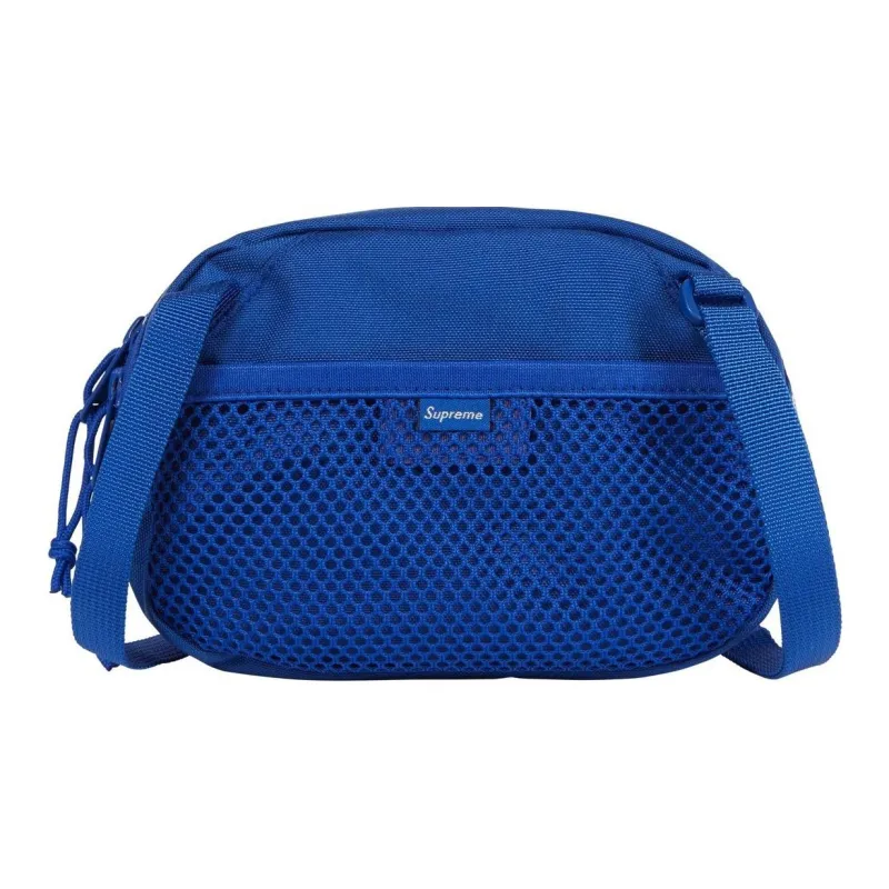 Supreme Nylon Shoulder Bag Crossbody Bag Mini Unisex Blue-3