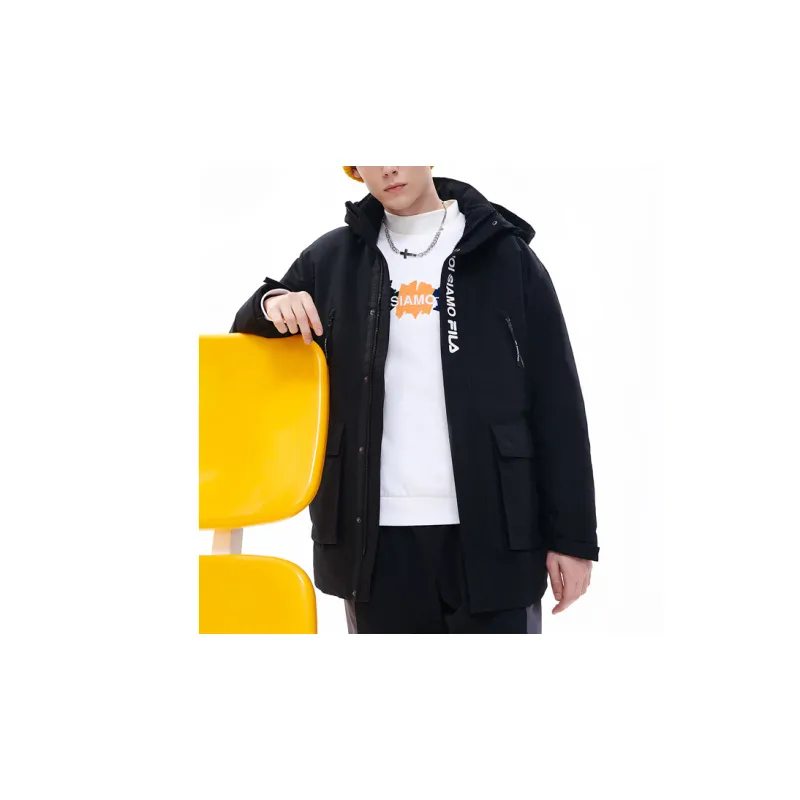 FILA FUSION Down Jacket Men's Pitch Black-2