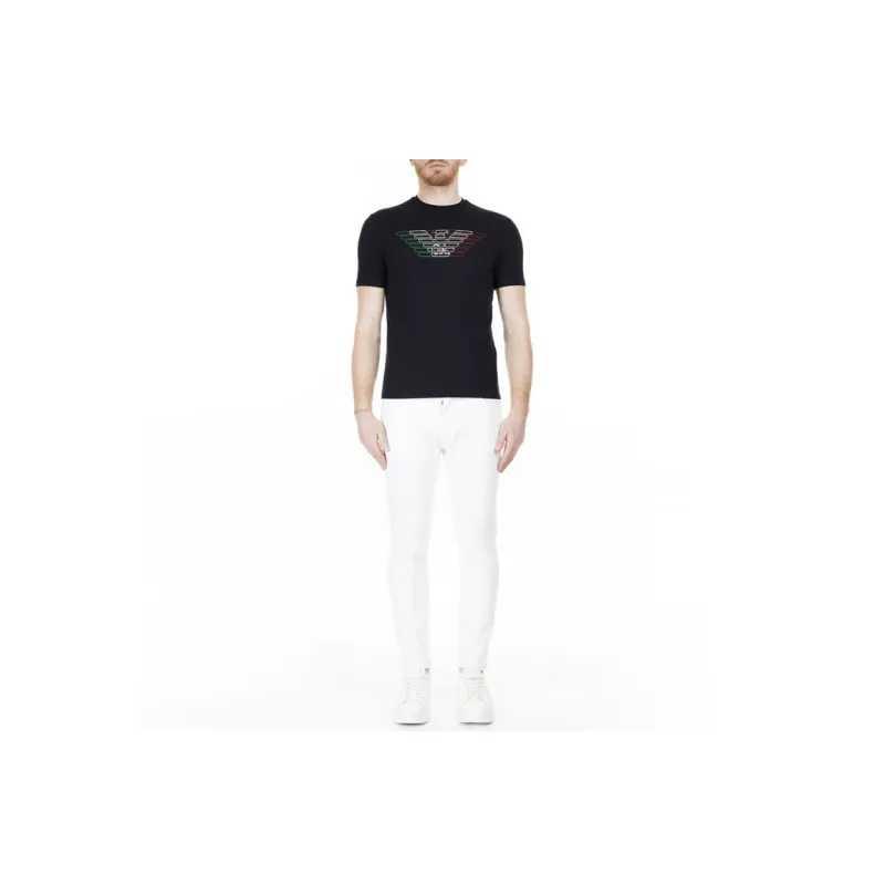 EMPORIO ARMANI T Shirts Men Navy Blue-2
