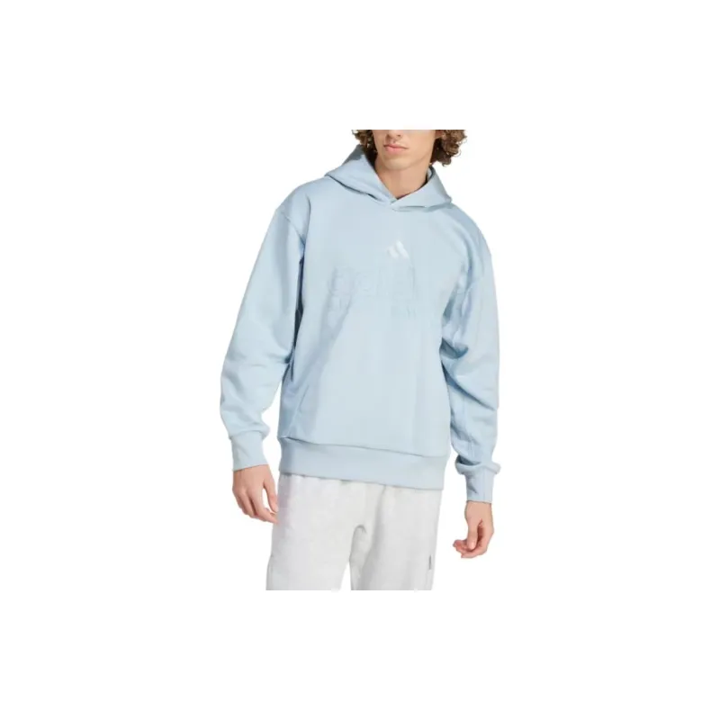 Adidas All Szn Fleece Graphic Hoodie Sweatshirt Men's Magic Blue-1