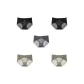 5 Pack (Black+Black+Gray Blue+Gray Green+Gray Green)