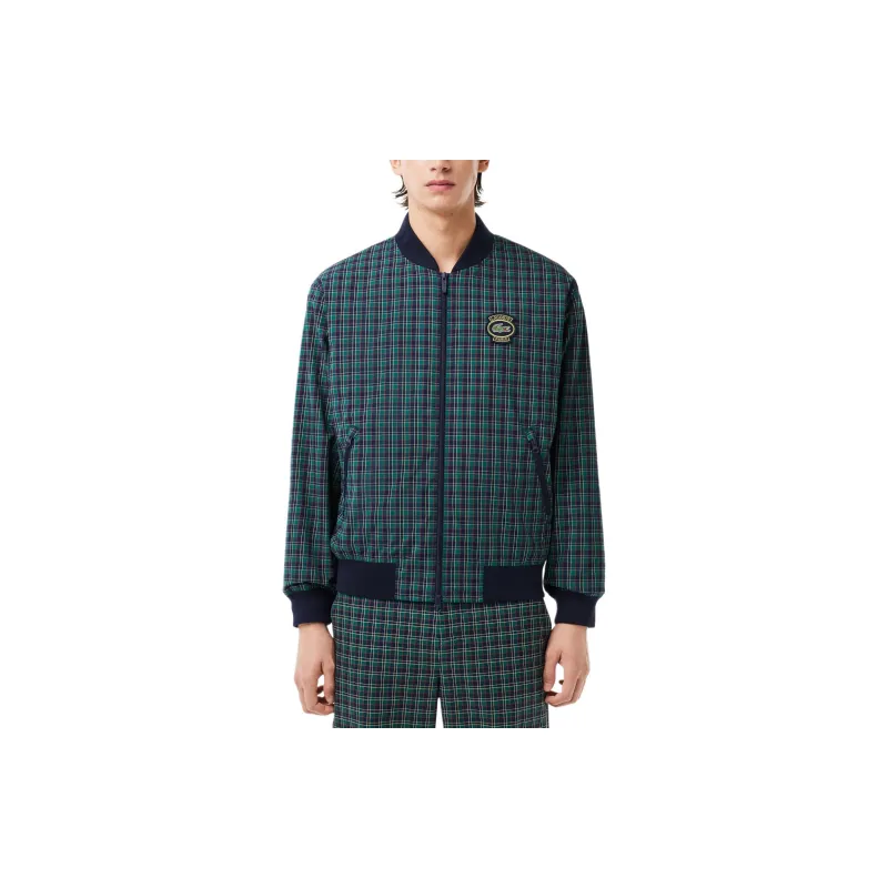 LACOSTE Jackets Coats Men's Marine Blue/White-1