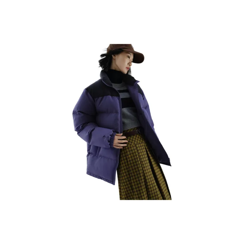 Converse Puffer Jacket Men's Dark Purple-2