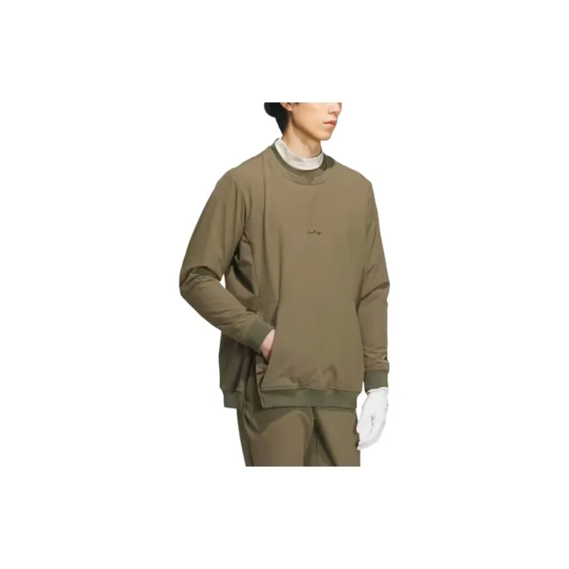 Adidas Sweatshirts Men Olive Green-2