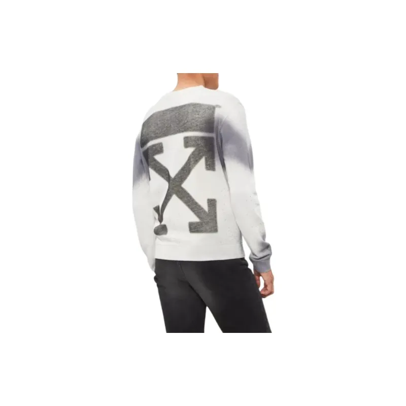 OFF WHITE Sweatshirt Regular Fit Men's Gray White-2