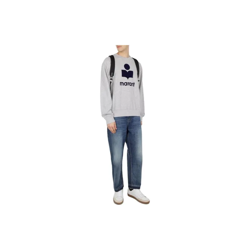 ISABEL MARANT Mikoy Logo embroidered Sweatshirt-4
