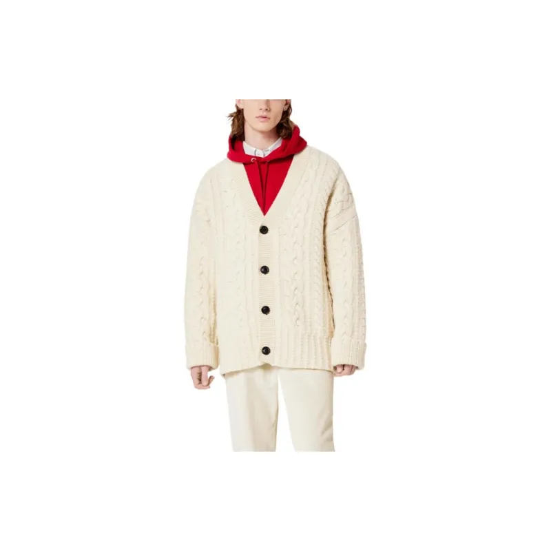 Ami English Ribbed Cardigan-2