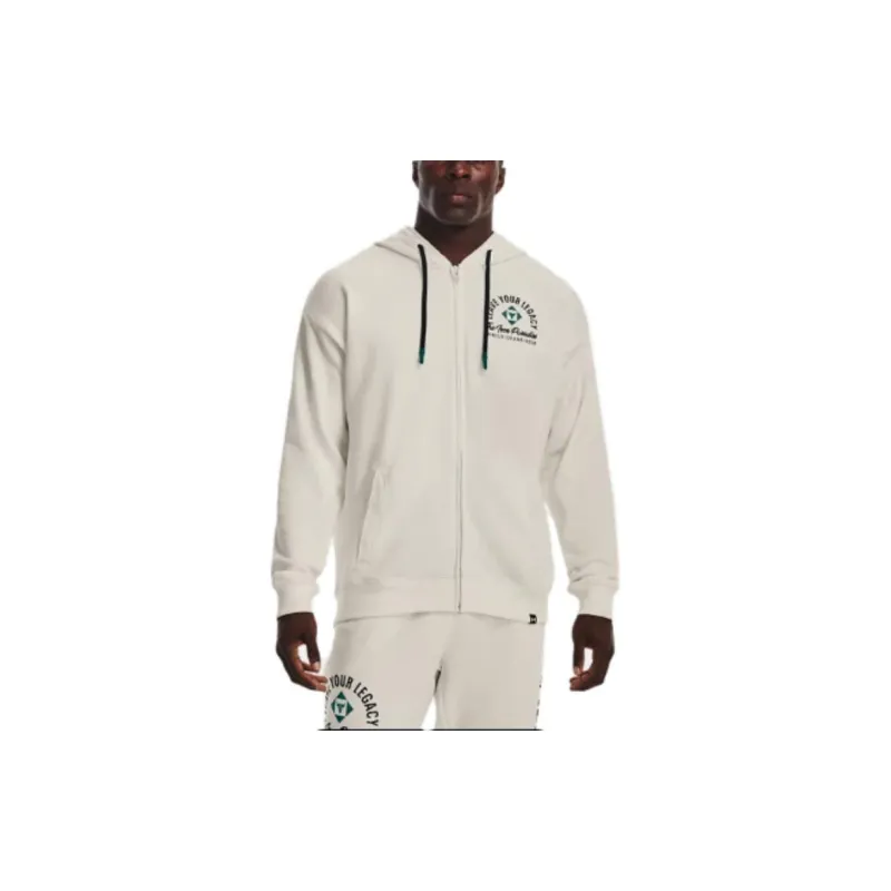Under Armour Sweatshirts Men Ivory White-4