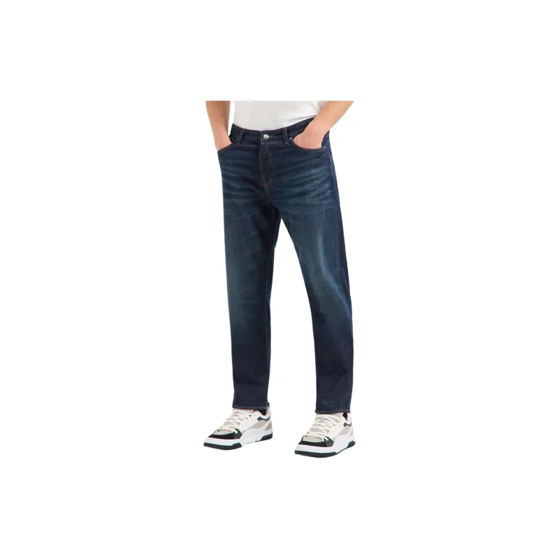 ARMANI EXCHANGE Logo Patch Straight Leg Jeans-3