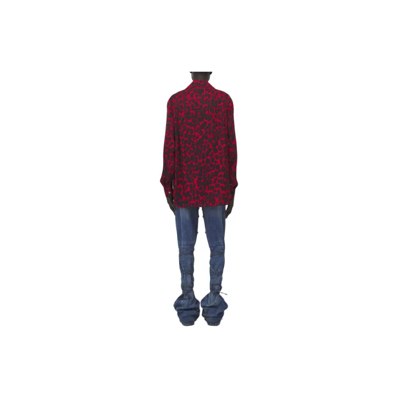 Alexander McQueen Leopard Printed Long Sleeved Shirt-2