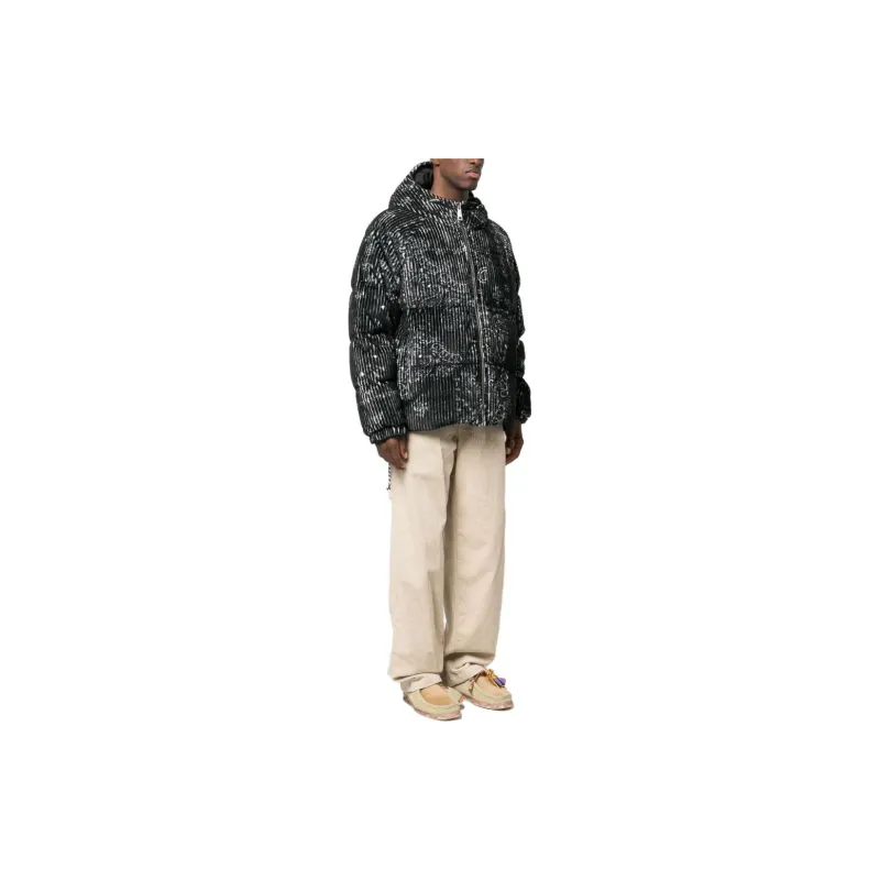 KHRISJOY Bandana print Puffer Jacket-3