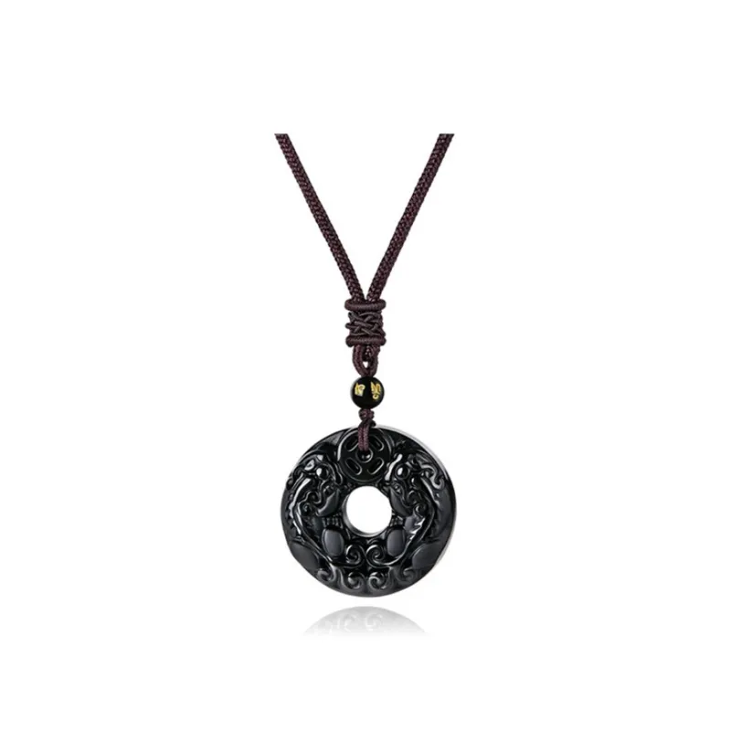 Jin Ruibang Chalcedony Jade Necklaces Unisex-11