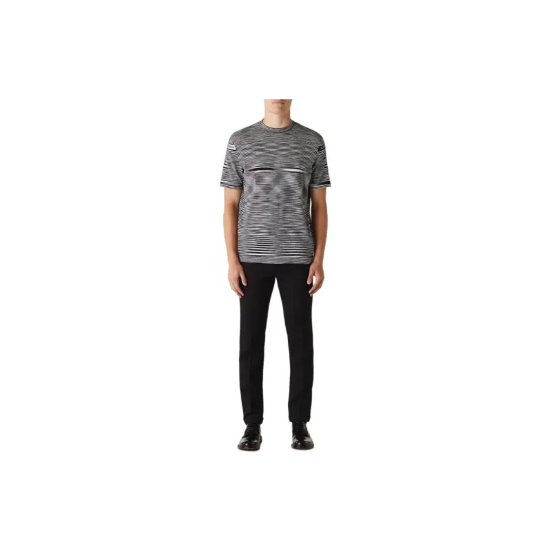 MISSONI Stripe Printed Short Sleeved Crewneck T Shirt-2