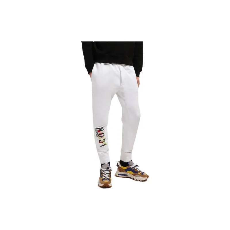 DSQUARED2 Icon print Detail Trousers-2