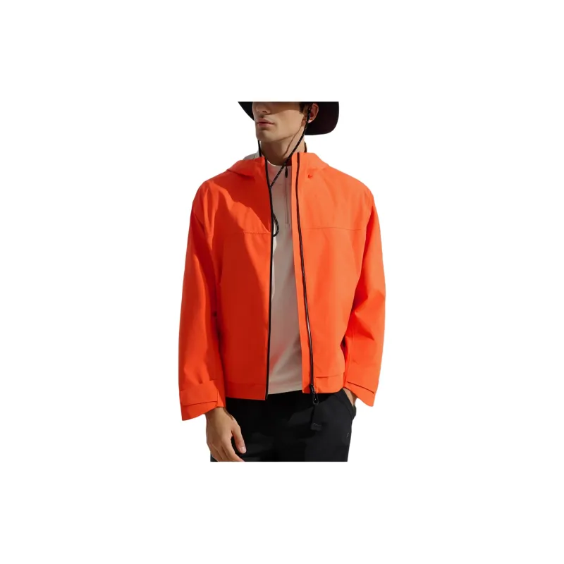 FILA Fitness Windbreaker Jackets Unisex Vintage Orange-2
