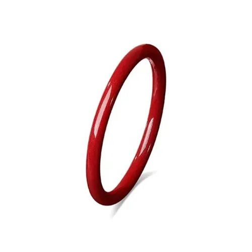 Seven Little Craftsmen Reconstructed Cinnabar Jade Bangles Women's-2