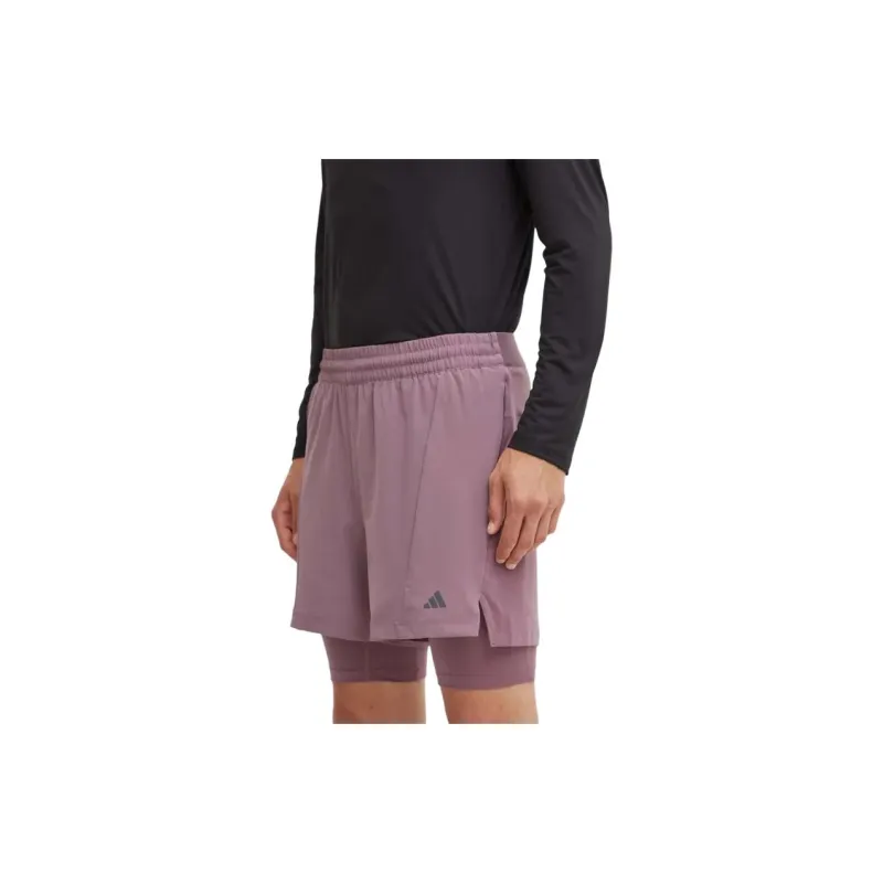 Adidas Free Shipping With AdiClub Designed For Training Yoga Training Two-in-One Shorts-3