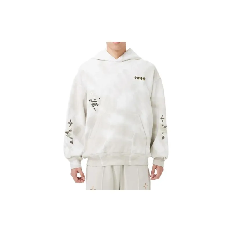 LiNing China Li Ning Sweatshirts Unisex Shoot Yellow Gray-2