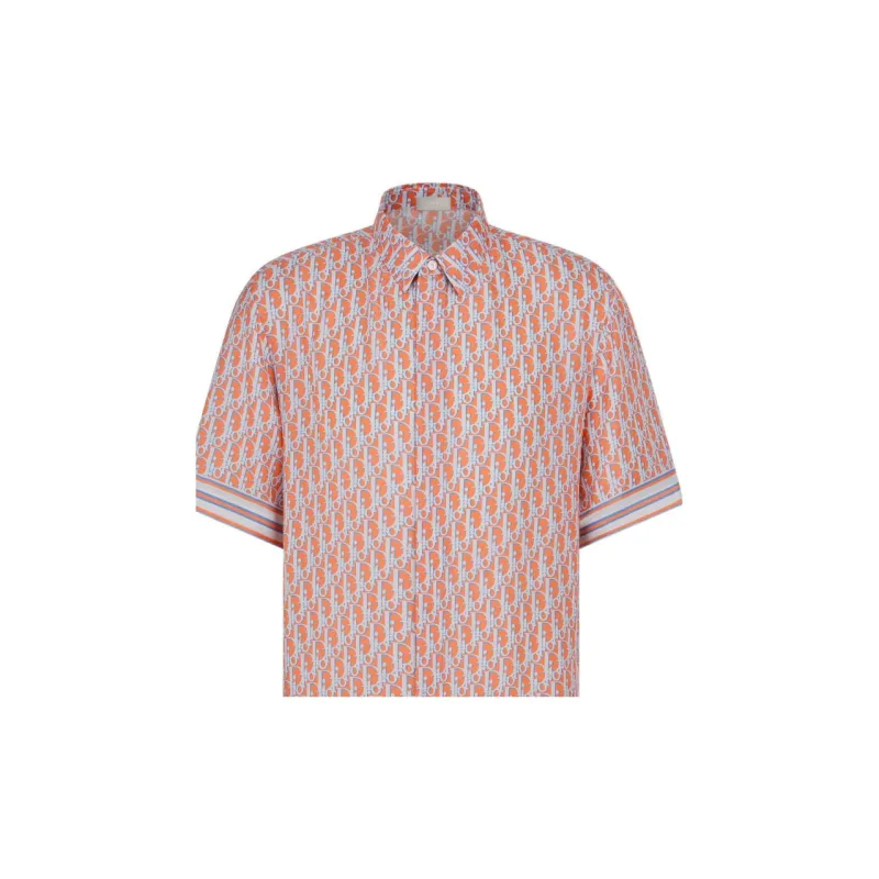 DIOR Shirts Men Orange-5